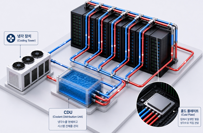 LG CNS·네이버클라우드 액체냉각 구축, 엔비디아 베라 루빈 시대 데이터센터가 달라진다