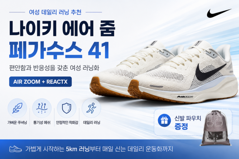 나이키 페가수스 41 런닝화 추천, 초보런닝화부터 5km,10km까지 편안하게 러닝화 운동화 추천
