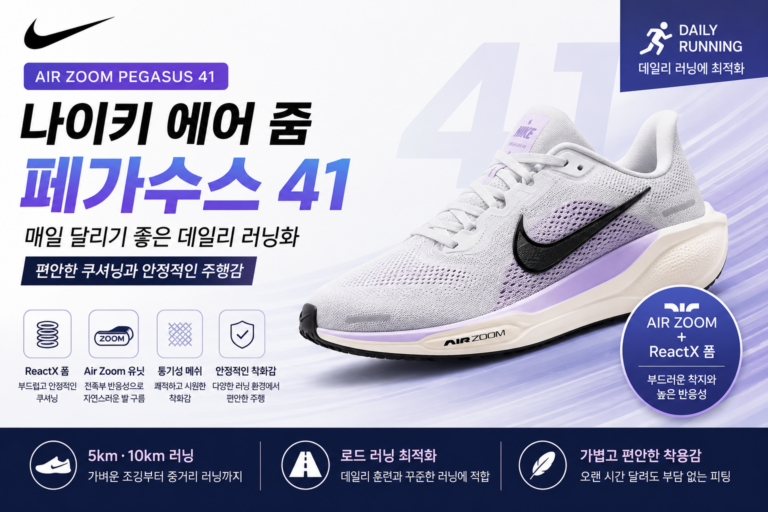 나이키 페가수스 41 런닝화 추천, 초보런닝화 5km.10km까지 편안한 선택 러닝화 운동화