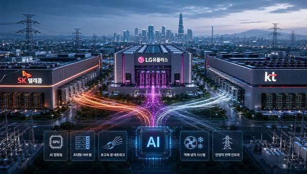 AI 데이터센터 전쟁 시작됐다…통신 3사, 미래 먹거리 확보 경쟁 본격화