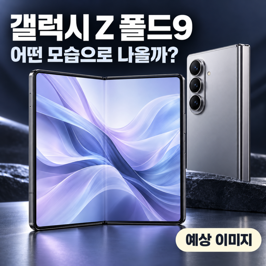 삼성갤럭시 Z 폴드9 출시 예상, 주름·배터리·S펜에서 기대하는 변화  폴더  와이드, 울트라 제품 이미지